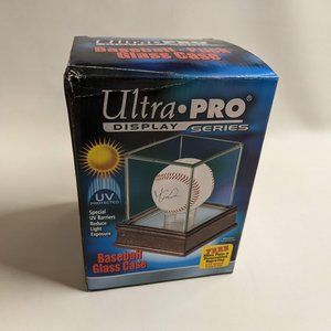 New Ultra Pro Puck Glass MIrrored Baseball Display Case
